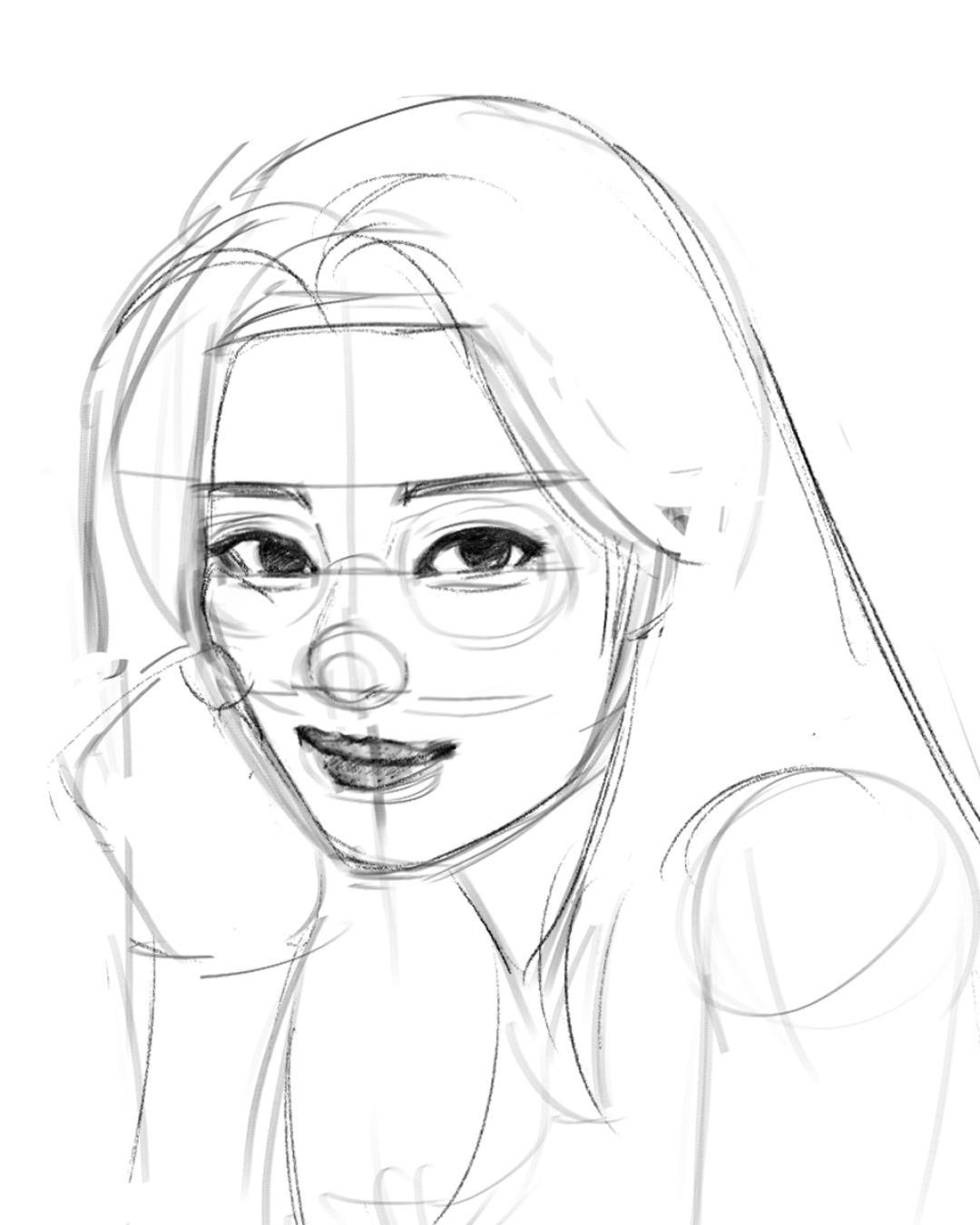 Sketch before rendering